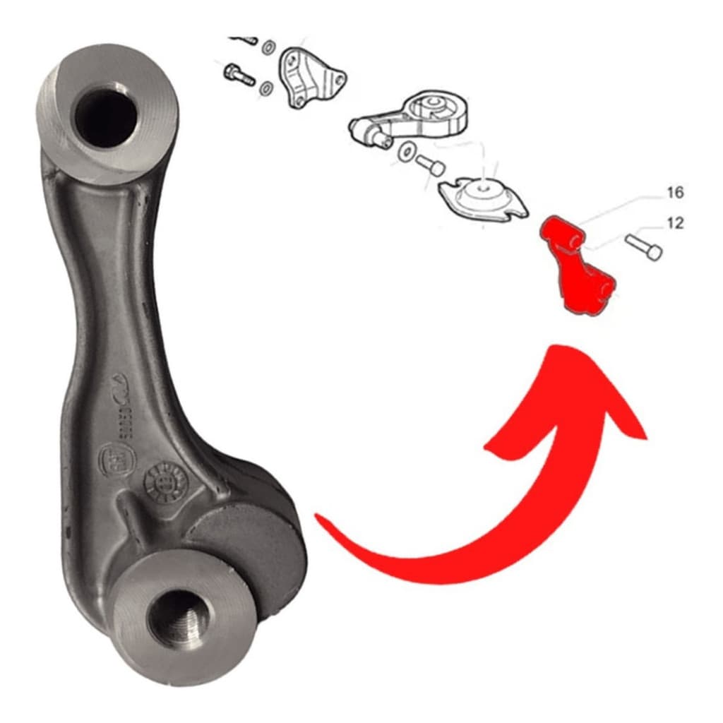 Suporte Coxim Cambio Fiat Uno Palio Fiorino Strada Original