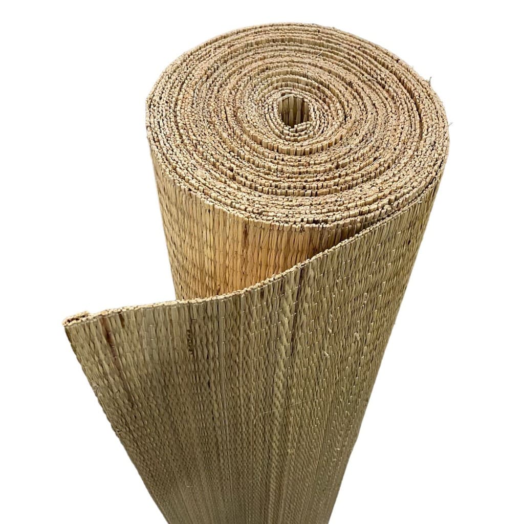 10mt Esteira De Palha Junco Tapete Forro Pergolado Gazebo 40cm