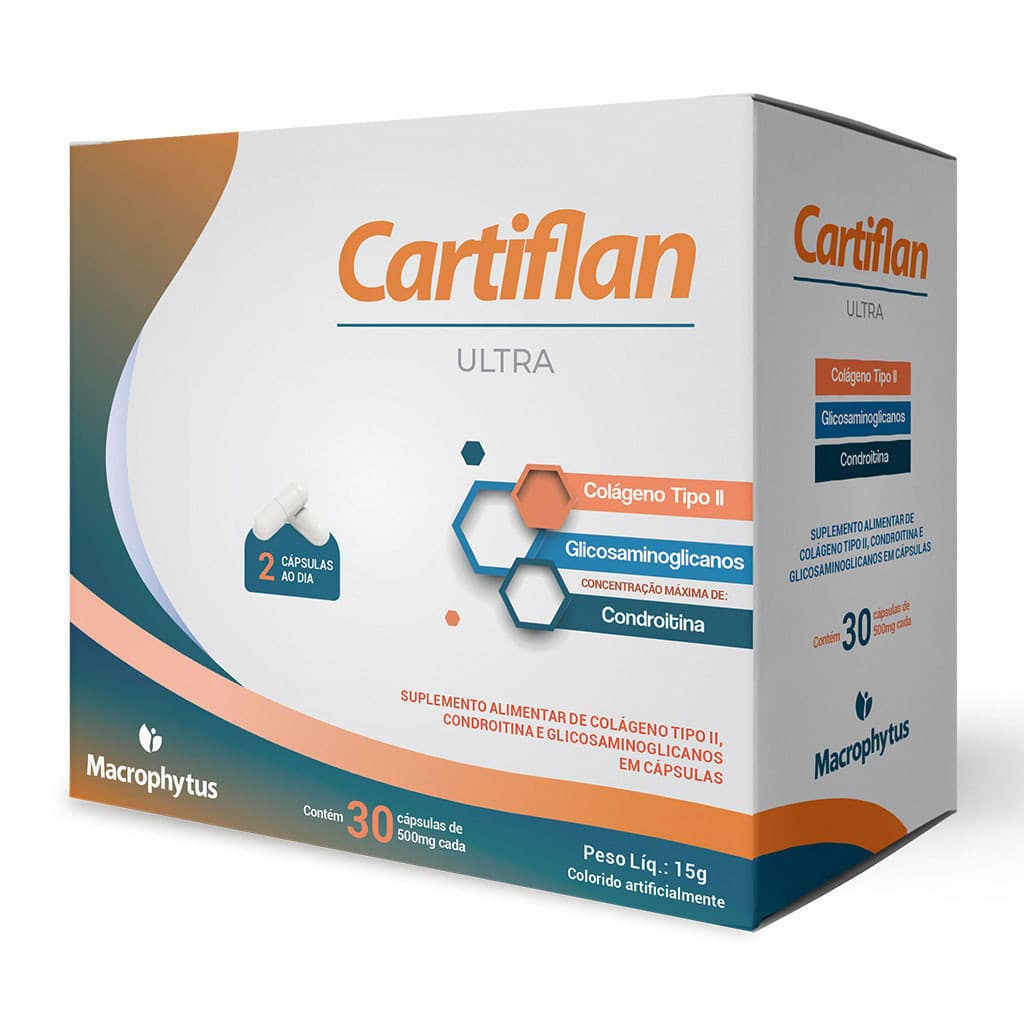 Cartiflan Ultra 30 Cápsulas (Colágeno Tipo II + Condroitina)