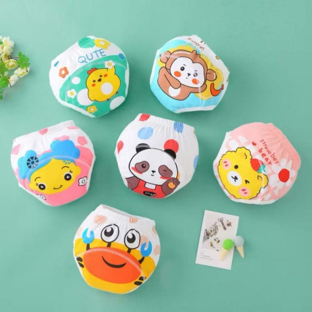 Cueca Ou Calcinha De Treinamento Absorvente Infantil Para Bebê Em Fase De Desfralde Com Máximo Conforto Diário