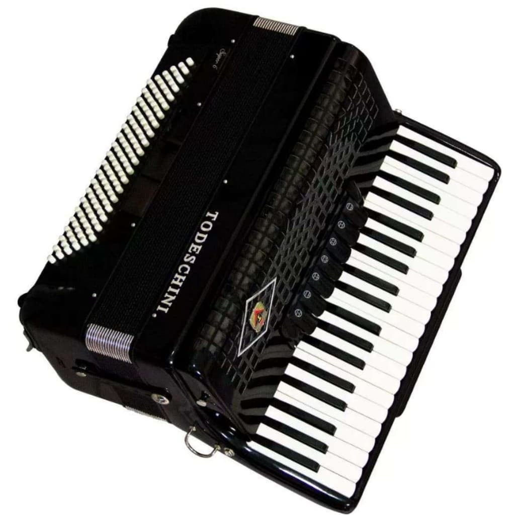 Sanfona Acordeon Todeschini YW827 Preto 41 Teclas E 120 Baixos Com Bag