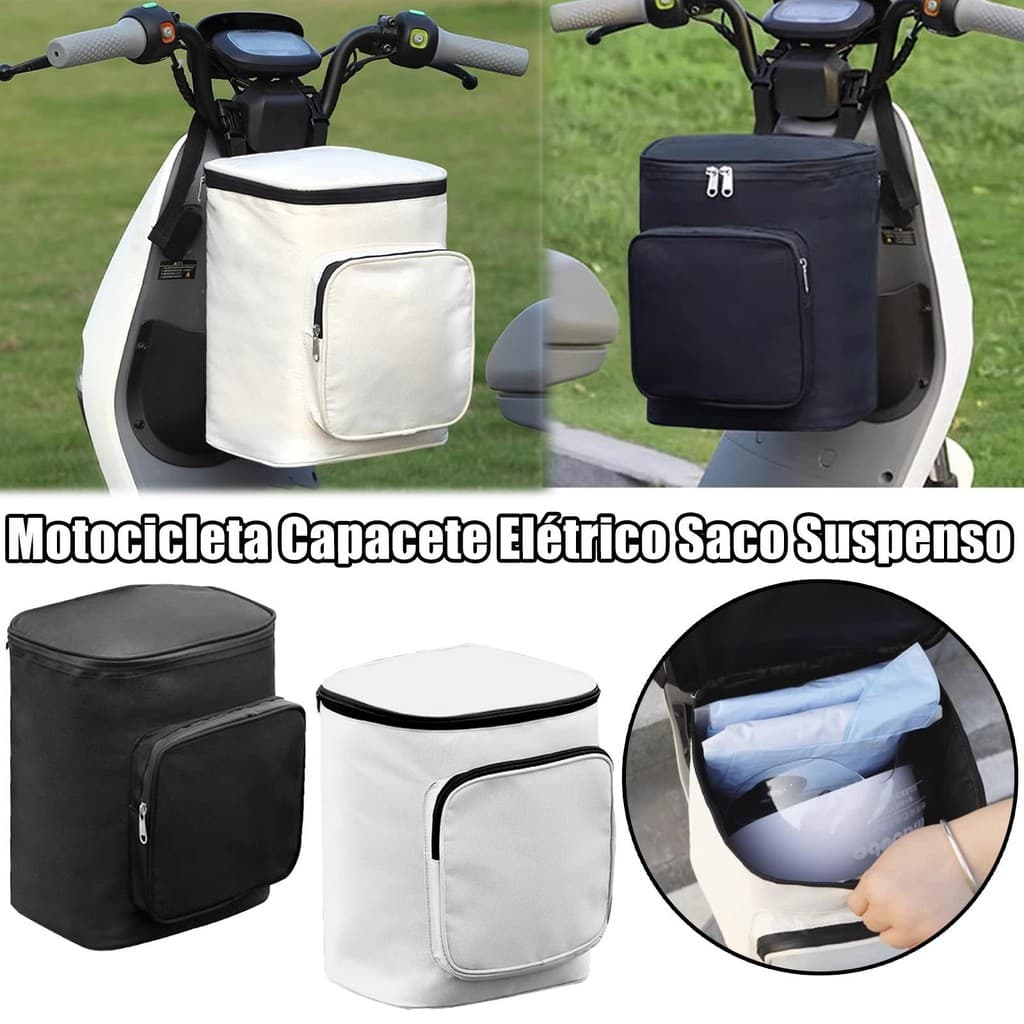Motocicleta Capacete Elétrico Saco Suspenso Para De Veículo Scooter 600D Oxford Cloth Hat Bag aderibr