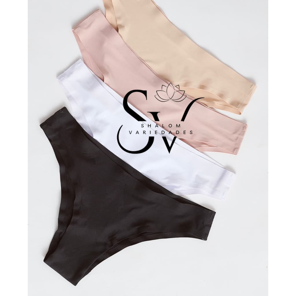 Kit 3, 6, 9 e  12  Calcinhas Sem Costura Corte a Laser Não Marca Acabamento Premium