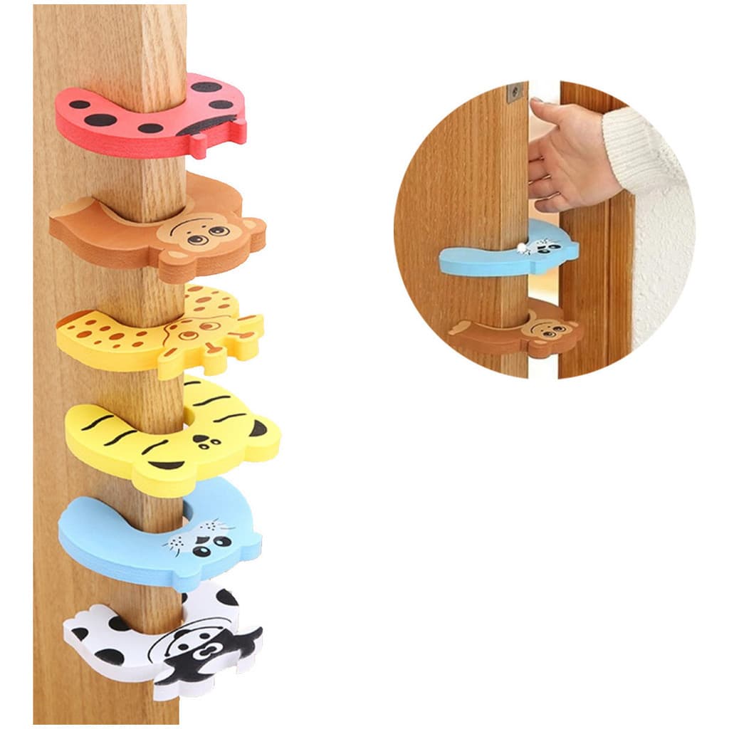 kit 3 Protetores D Porta Infantil Salva Dedos Crianças Bebês