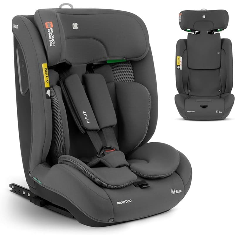CADEIRA DE CARRO I-FLIT 76 A 150CM ISOFIX GREY (CINZA) - KIKKA BOO