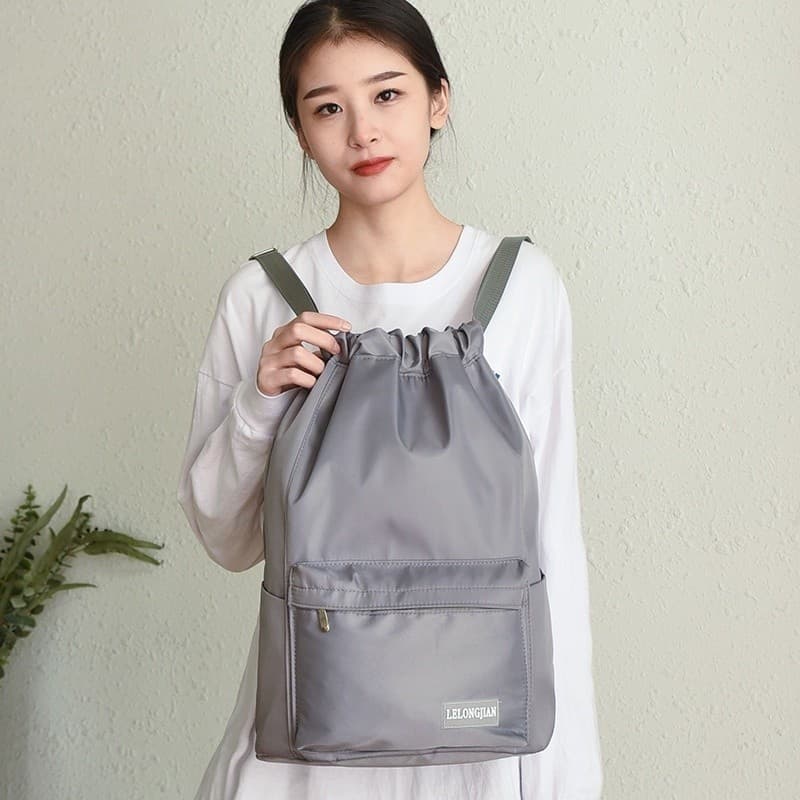 Mochila Bolsa Unisexo Costas Planície Comum Academia Esportiva Pilates Trabalho De Futebol