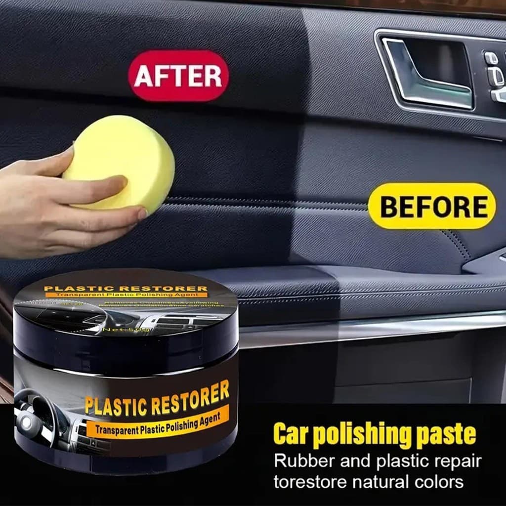 Cera De Reparo De Couro Para Painel De Carro , Ação Rápida , Bálsamo Restaurador De Interiores , Kit De Cuidados Não Gor