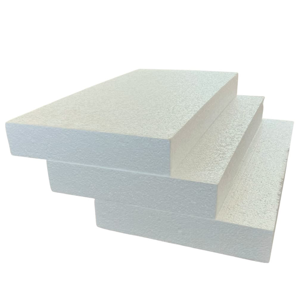 PLACA DE ISOPOR EPS ESPESSURA 100MM, TAMANHO 100 X 50CM - UN