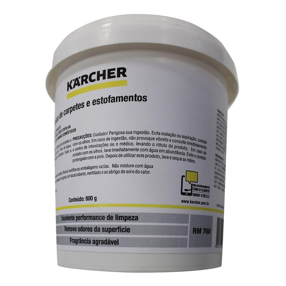 Detergente em pó para extratora 800g - RM760 - Karcher