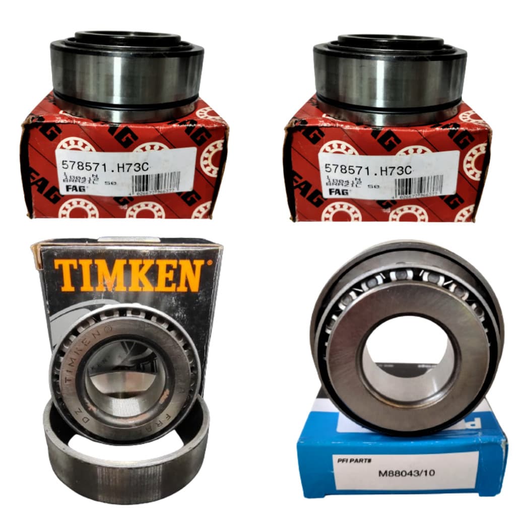 Kit 4 Rolamentos Diferencial Traseiro Gm Omega Suprema 4cil