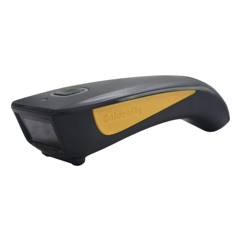 Leitor de Código de Barras 1D 2D QR Code Sem Fio Bluetooth USB Tela Pix FGTS Compatível Goldensky