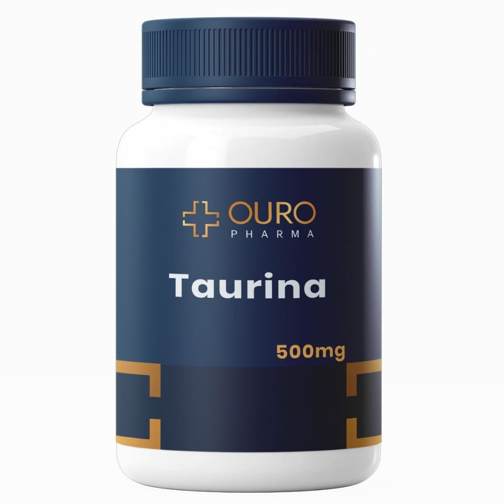 Taurina 500mg 60 ou 120 cápsulas