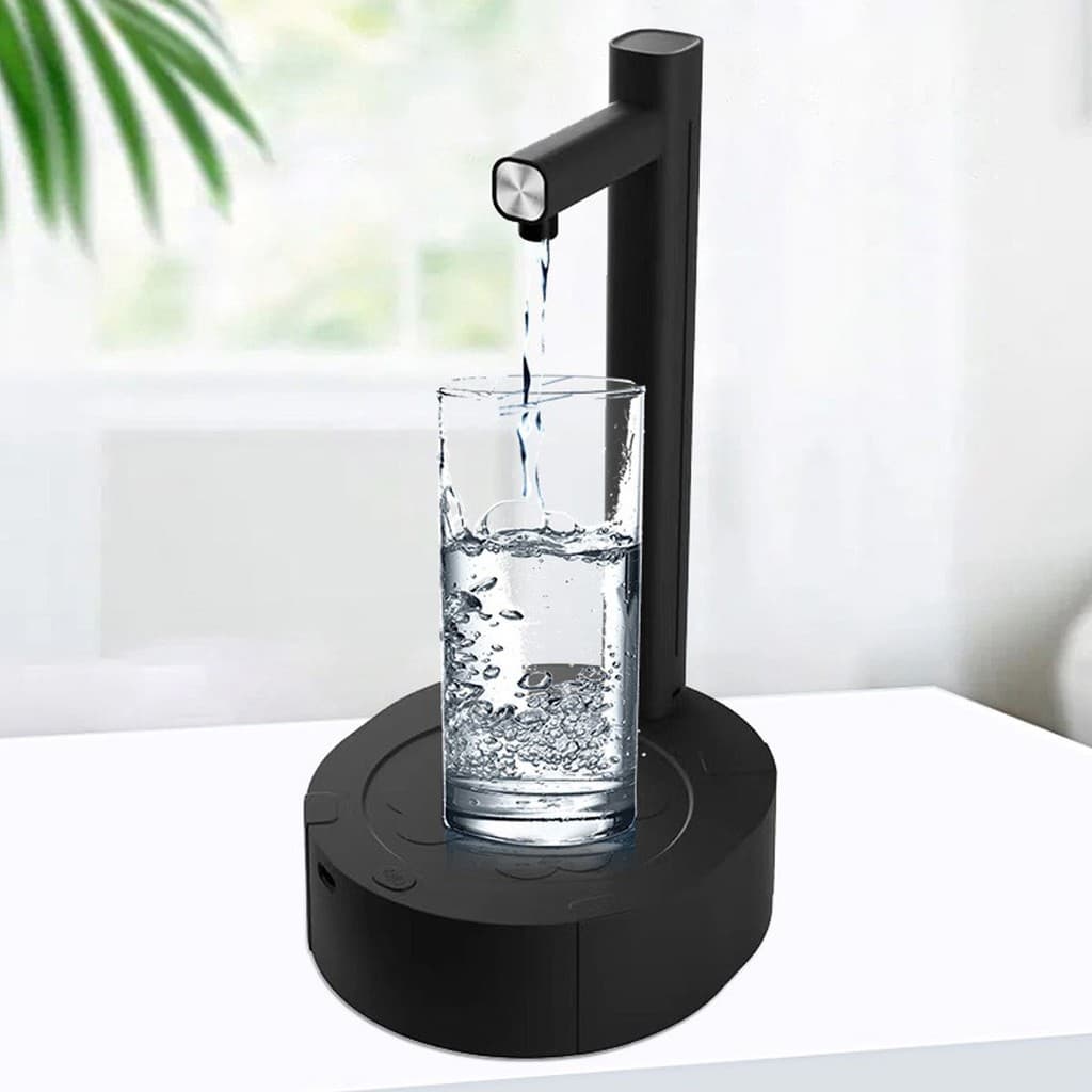 Bomba Água Automática Elétrica Bebedouro Suporte de Copo Carregamento USB Automático Galão