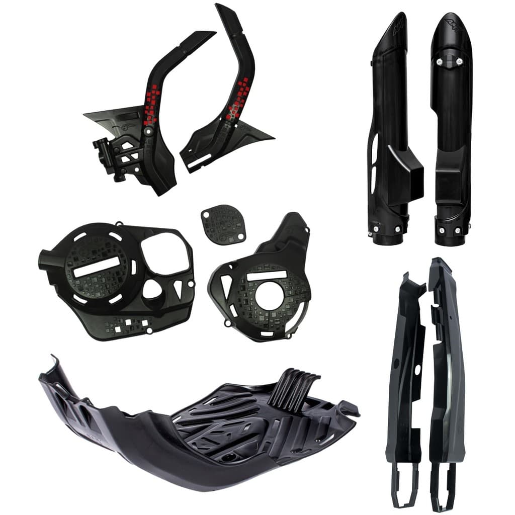 Protetor De Bengala Balança Carter Tampas Laterais Do Motor Quadro Amx  CRF 250