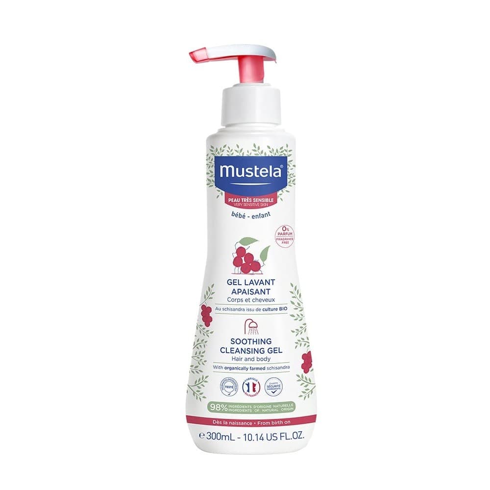Mustela Gel Lavante Calmante Apaisant Bebê 300ml - Mustela