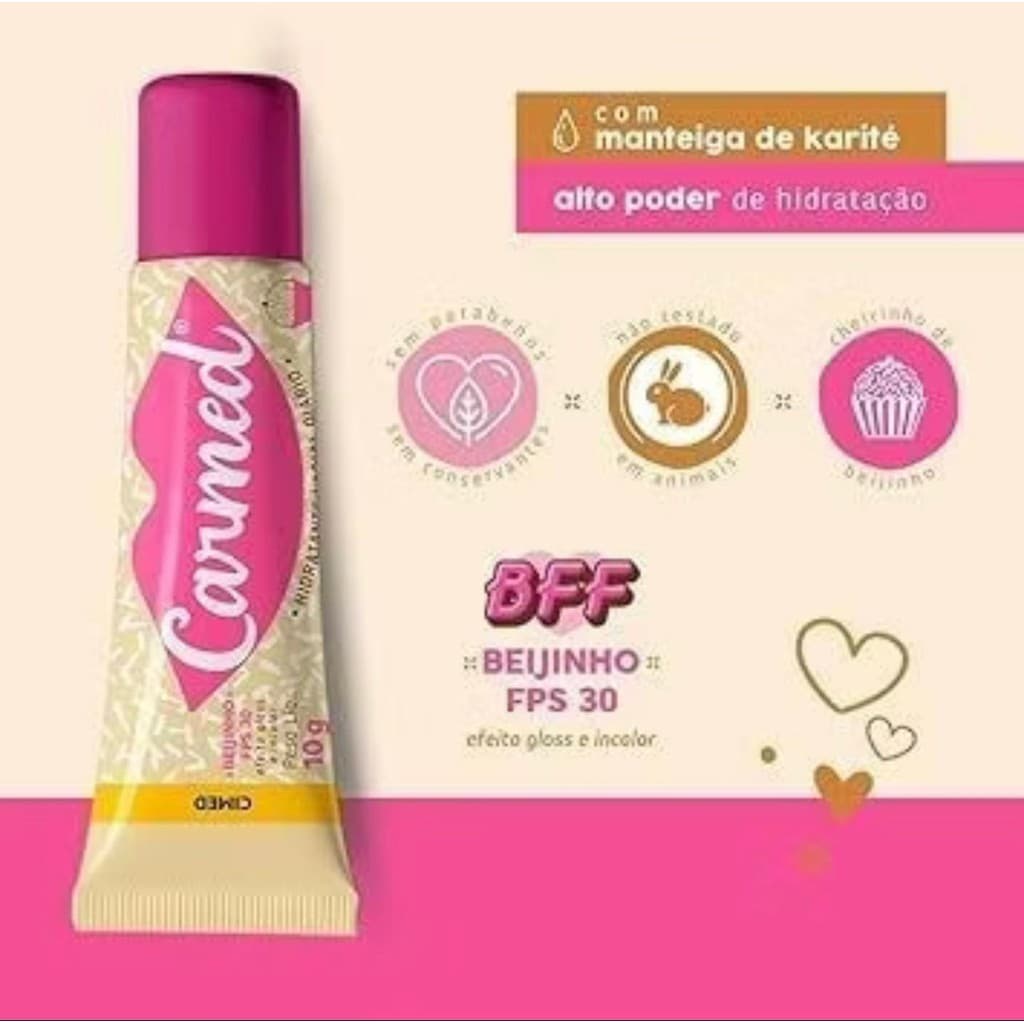 Hidratante Labial Carmed Bff Beijinho 10g