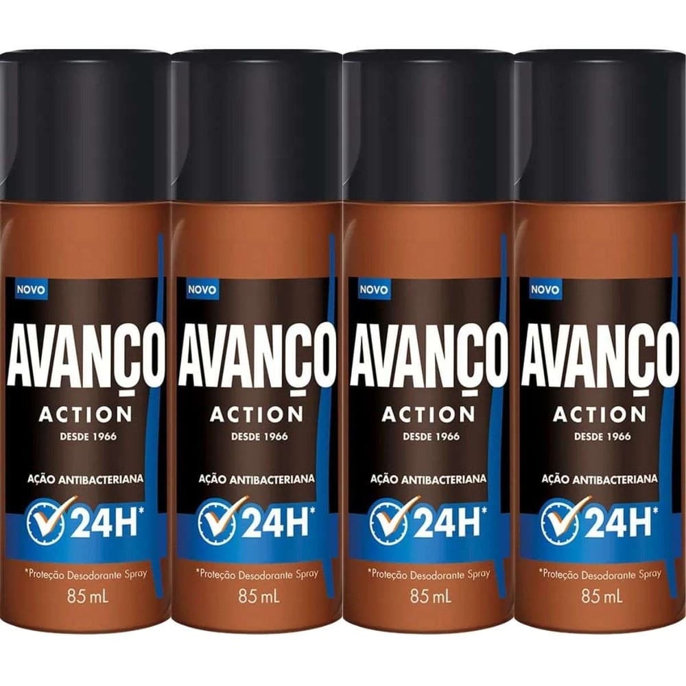 Kit Pague 3 Leve 4 Desodorante Spray Avanço Action 85ml