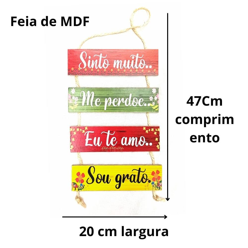 Plaquinhas da Gratidão- Hooponopono-Sinto Muito,Me Perdoe,Eu te Amo, Sou Grato