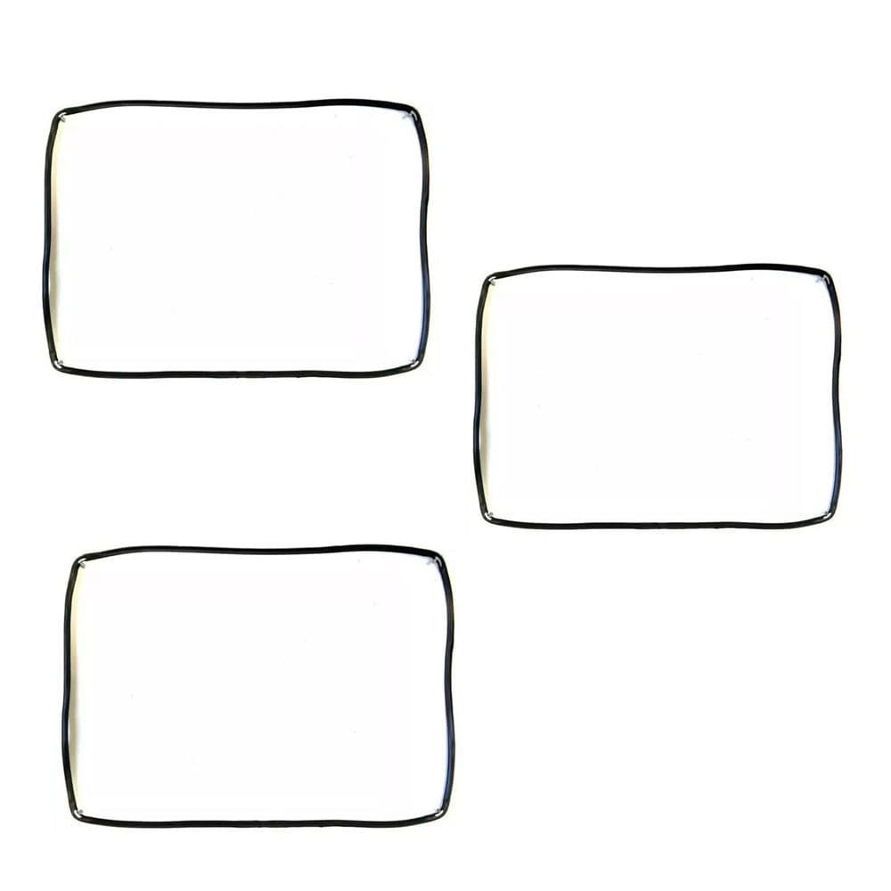 Kit Com 3 Guarnição Borracha Da Porta Forno Fischer Original