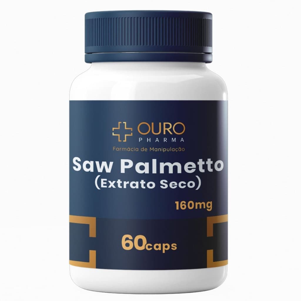 Saw Palmetto 160mg Próstata 60 ou 120 cápsulas