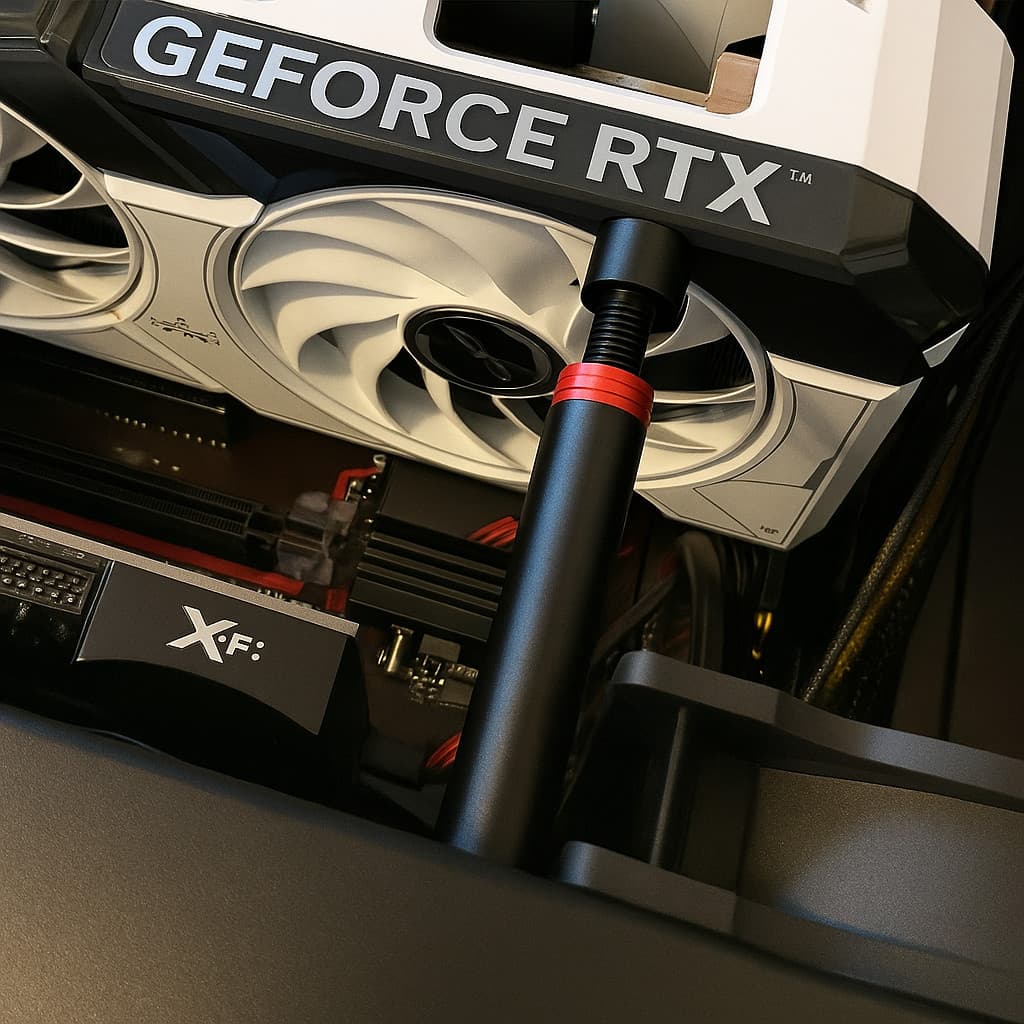 Suporte de GPU placa vídeo grande ajustável 7,4cm a 12cm