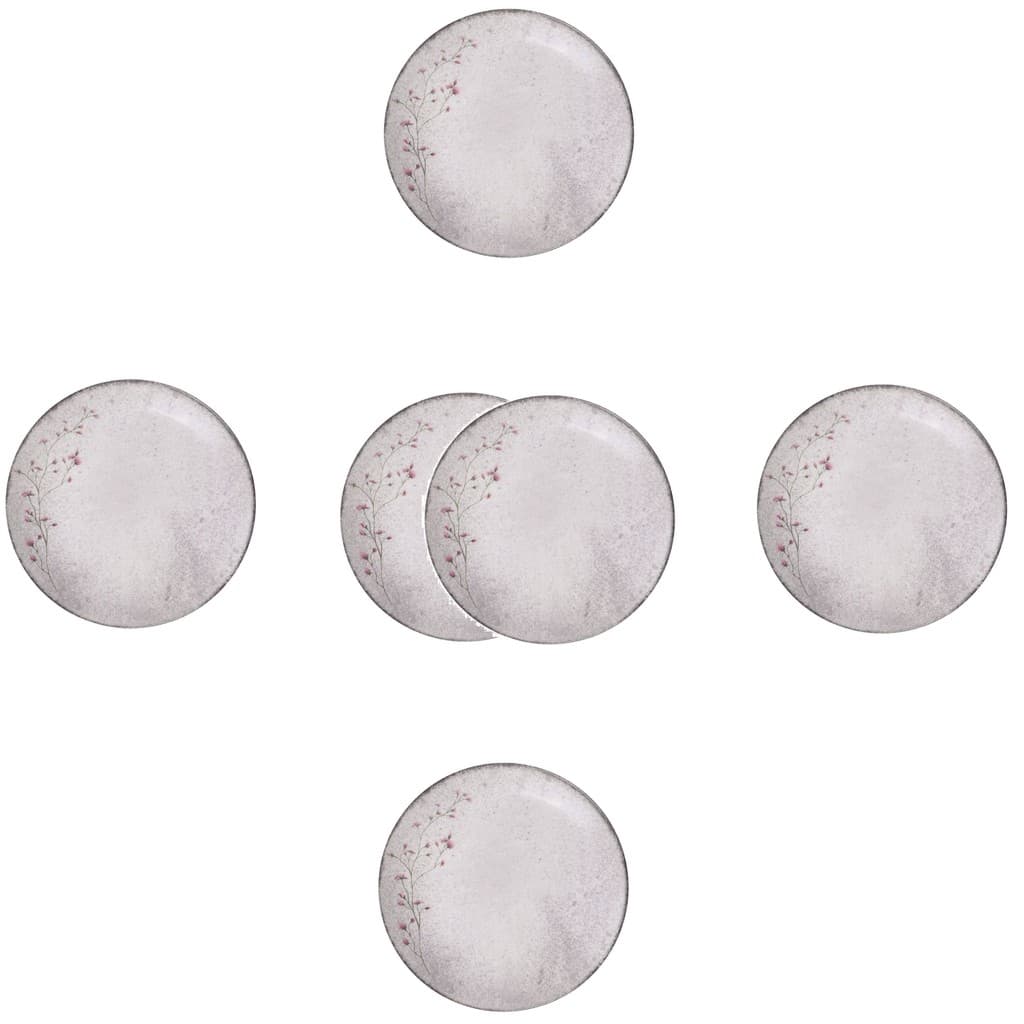 Kit 12 Pratos Fundo 21cm Porcelana Floralis Tramontina Jogo