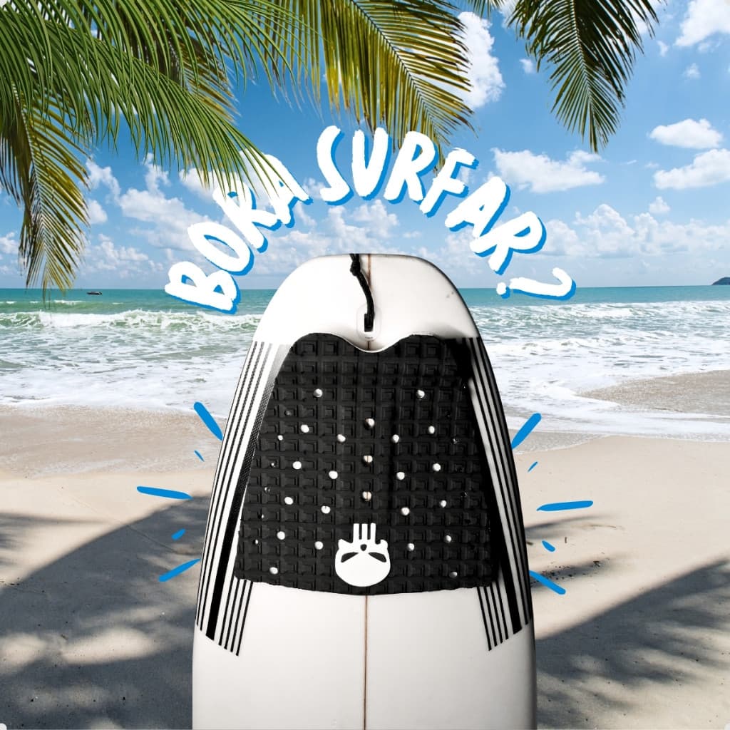 Deck Surf Fresado Alta Aderência Prancha Surf Fita Alto Adesiva Performance Funcional Durável