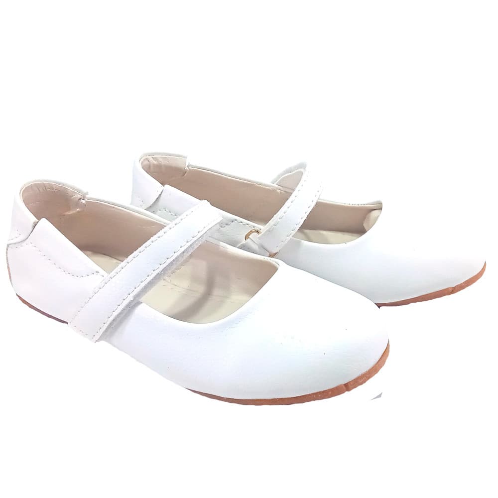 Sapatilha Infantil Menina Bailarina Sapato Boneca Fivela Ajuste Fácil Macia Confortável