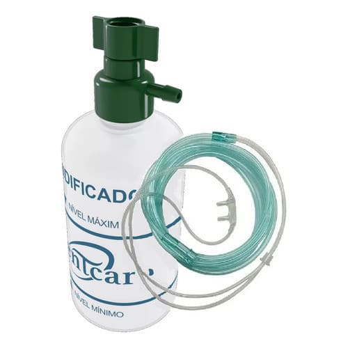 Copo Umidificador De Oxigênio + Cateter Nasal Adulto