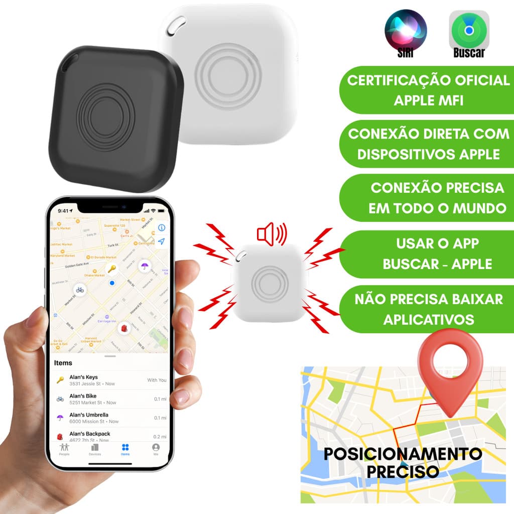 Mini Rastreador Localizador GPS para IOS iPhone de Bagagem Mala Chave Pet Anti-Perda NLT-10A