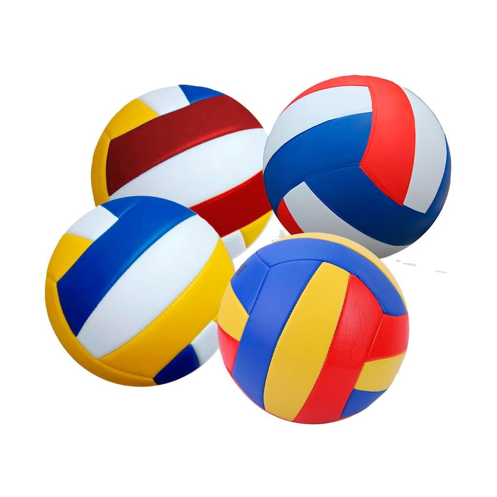 Kit 04 Bolas Volei de Praia Profissional Quadra Areia Treino