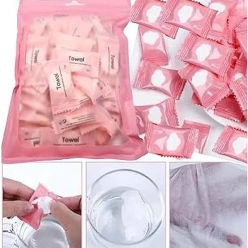 ANA1108 Toalha Desidratada Descartavel 50/100/150/200 unidades