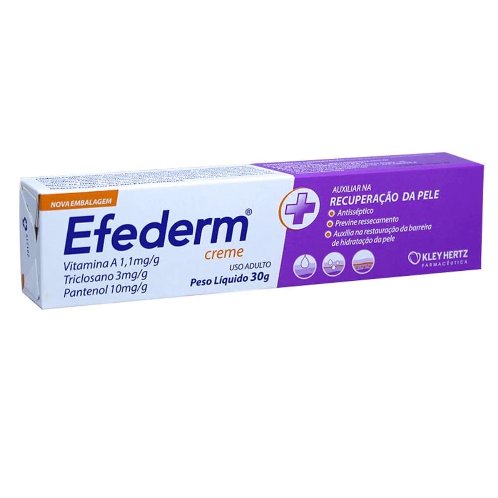 Efederm Creme 30g Hidratante O Melhor que você pode utilizar como creme anti idade