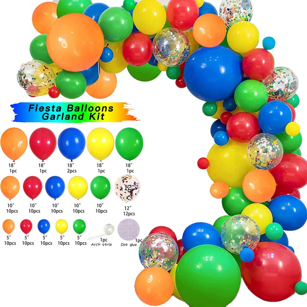 120pcs Conjunto de Balões Colorida latex Balão Para Festas e Aniversários M1017