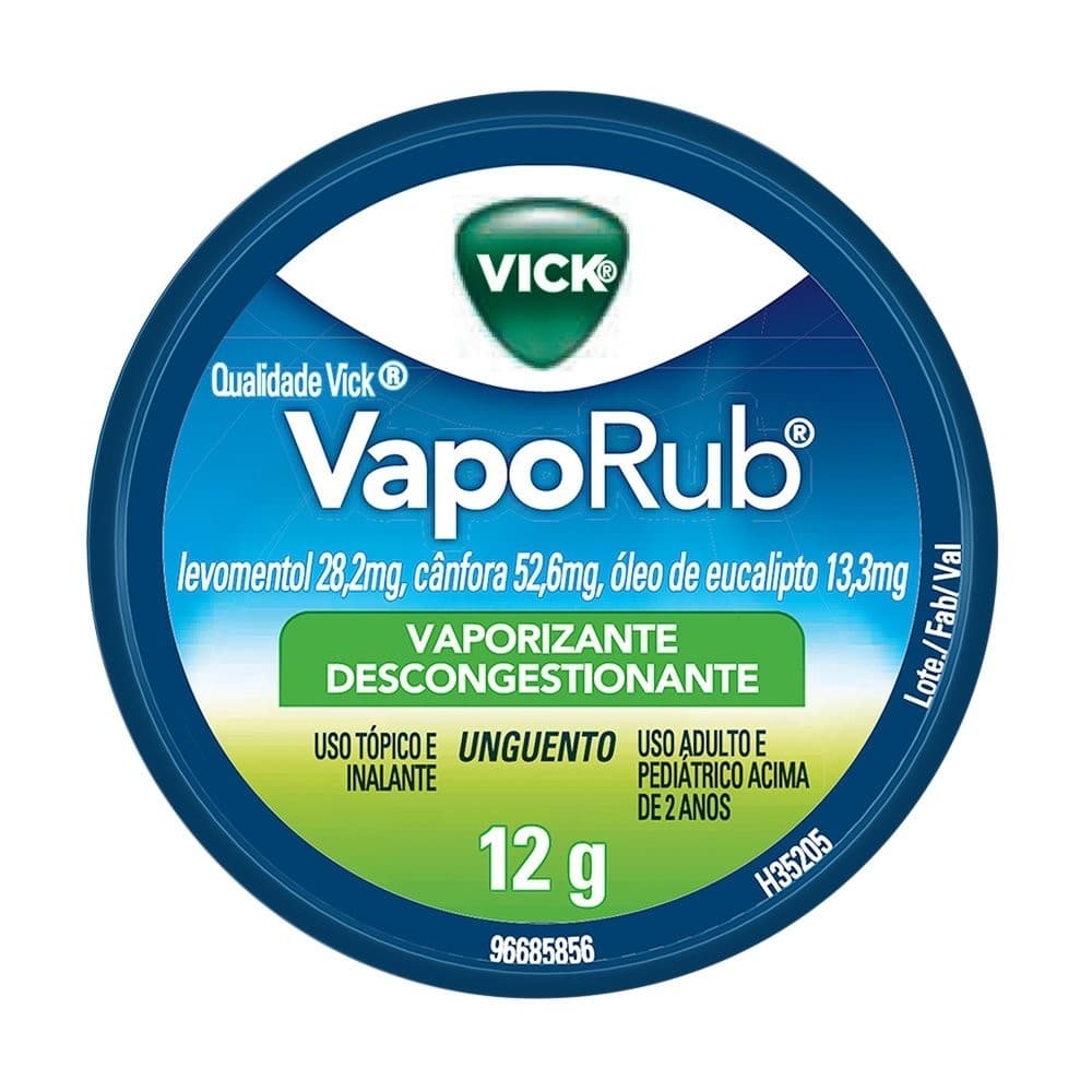 Pomada Vick Vaporub com 12g
