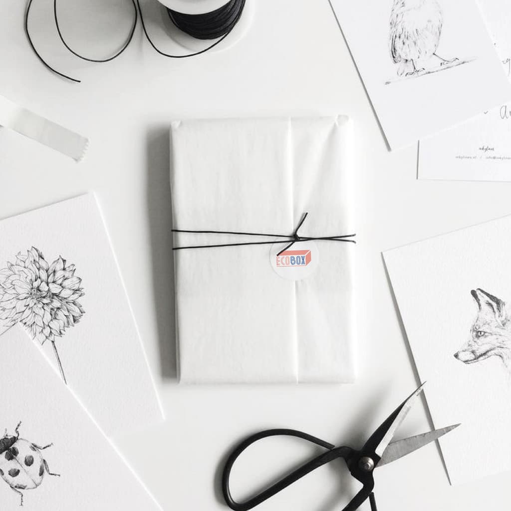 Papel de Seda Premium Branco Para Embalagens