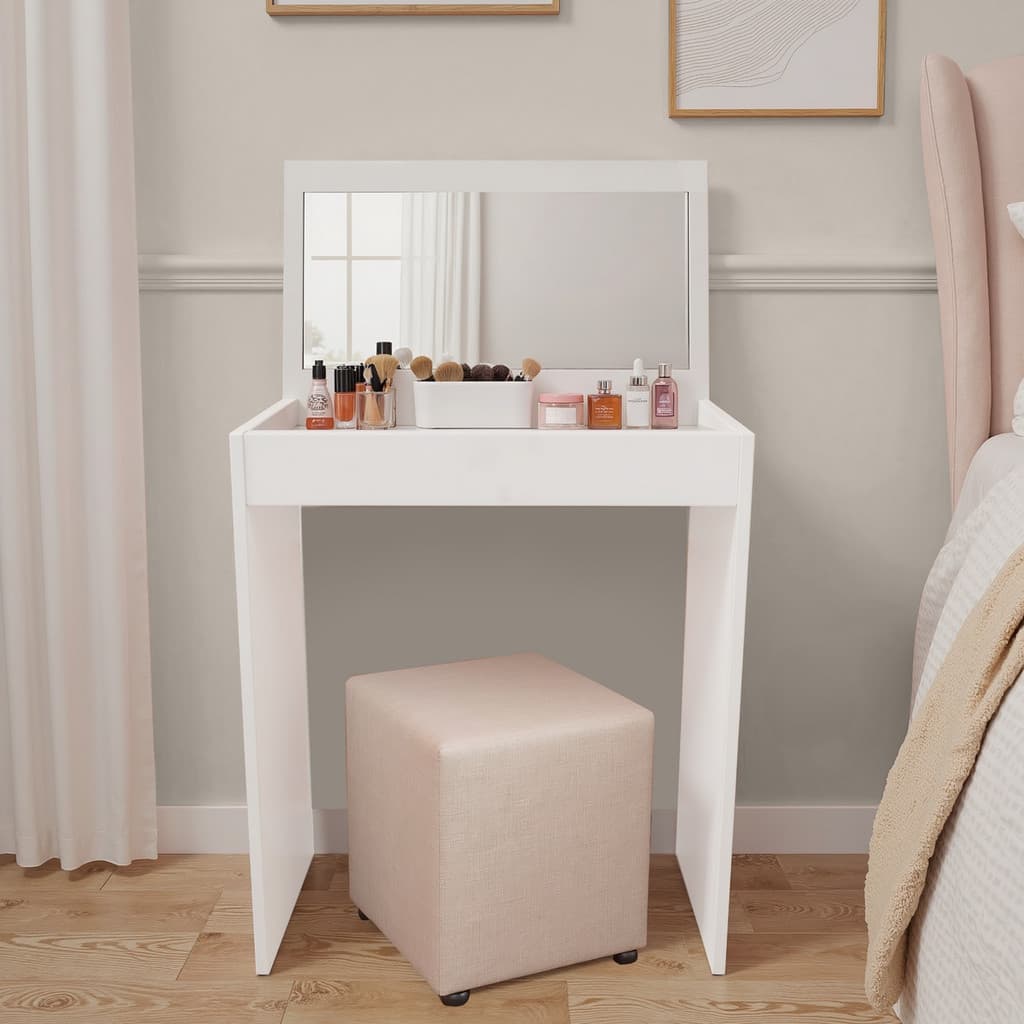 Penteadeira Com Espelho  Multiuso Camarim Maquiagem