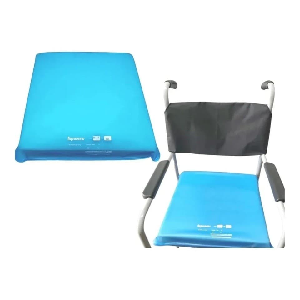 Almofada Estofada Impermeável Para Cadeira de Banho Pós Operatório Aquasonus