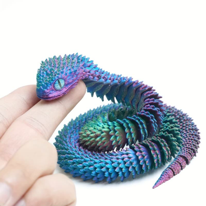 Cobra De Simulação De 30 Cm , Brinquedos De 3D , Brinquedo Engraçado , 2025 CNY , Para Crianças