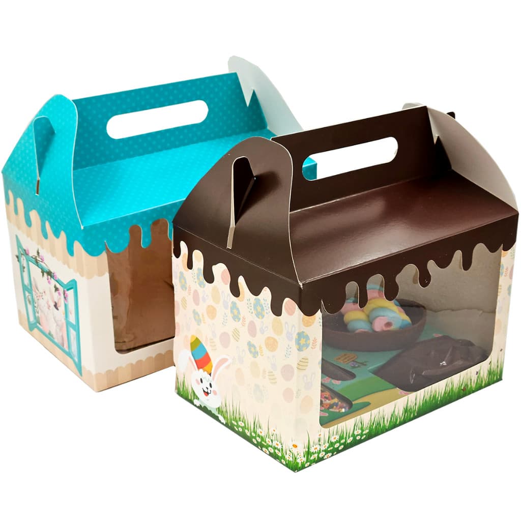 Caixa Maleta Mini Confeiteiro Casca 100g. Lembrancinha Presente de Páscoa para as crianças