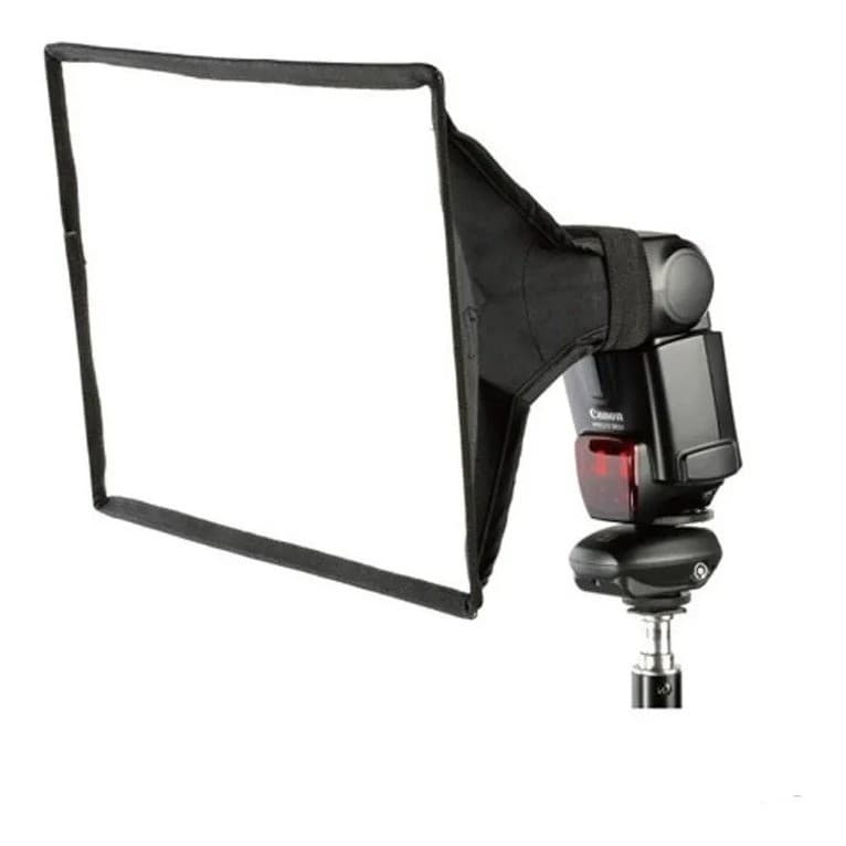 Difusor De Flash Retangular 20x30cm Softbox Dobrável