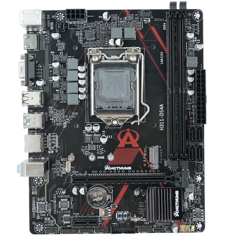 Placa Mãe Intel H311-DS4A - LGA1151 - 6ª/7ª/8ª/9ª geração - Angthumb