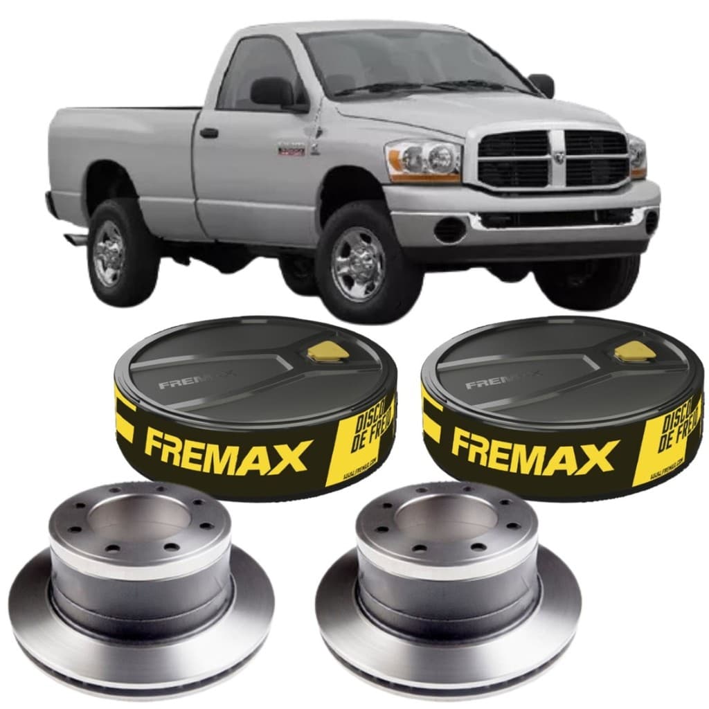 Par Disco De Freio Traseiro Fremax Dodge Ram 2003 A 2008