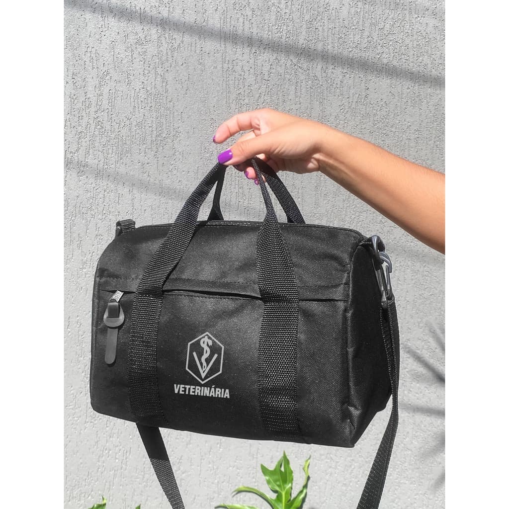 Mala bicolor  - VETERINARIA - Stilo Club Academia Trabalho Escolar Faculdade Viagem Masculino Feminino