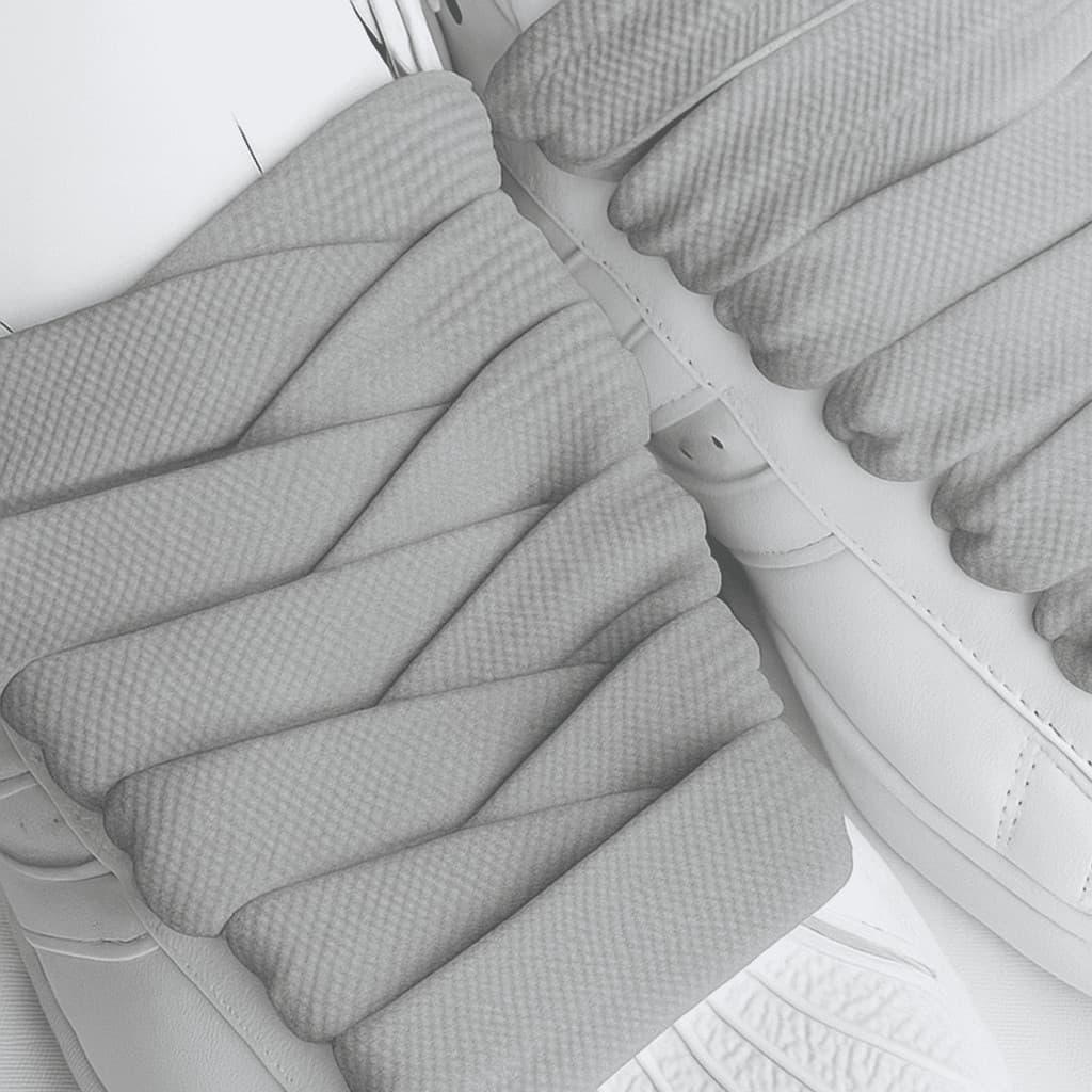 Kit 2 Cadarço Estilo Street Bboy Qualidade Fat Lace Largo Para Tênis Achatado Grosso 17mm Street