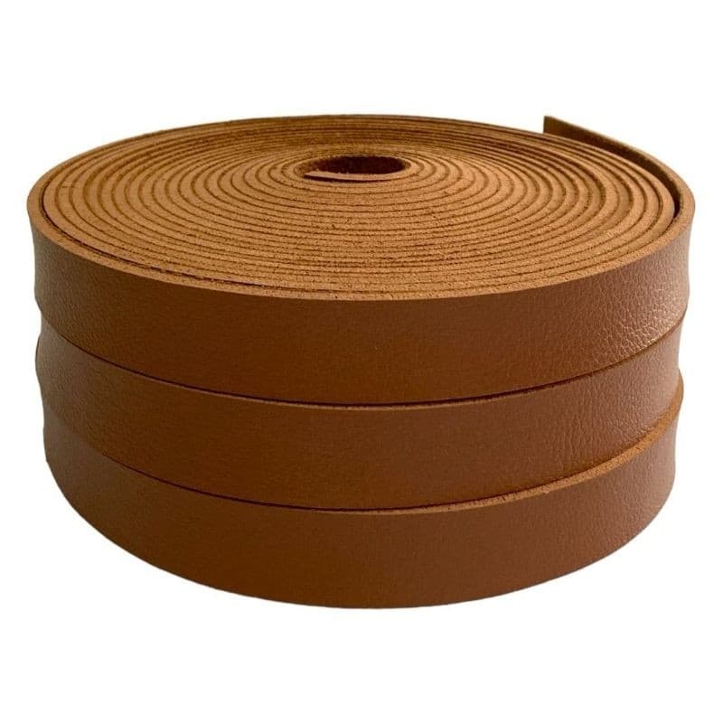 15 metros Couro Ecológico Montana 3cm larg. (12 CORES DISPONÍVEIS)