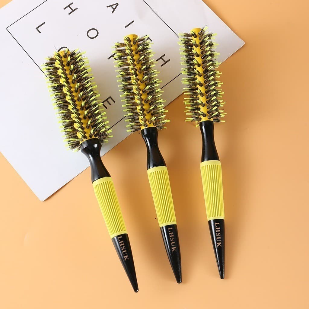 Kit 3 pc Escovas Profissionais De Cabelo Cerdas