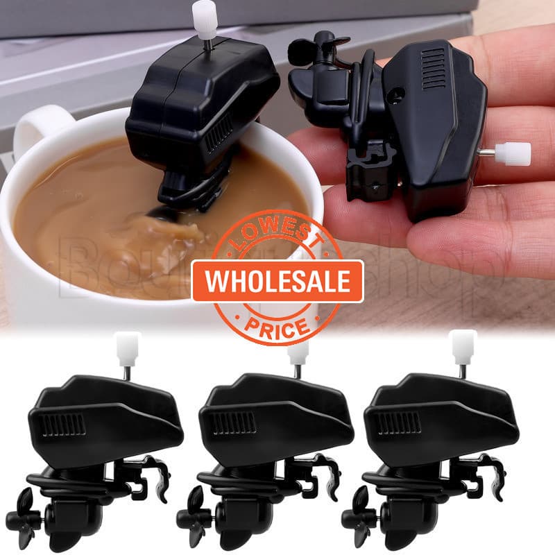 Mini Agitador De Café Motorizado-Suprimentos De Cozinha-Motor De Barco De Brinquedo-Misturador De Su