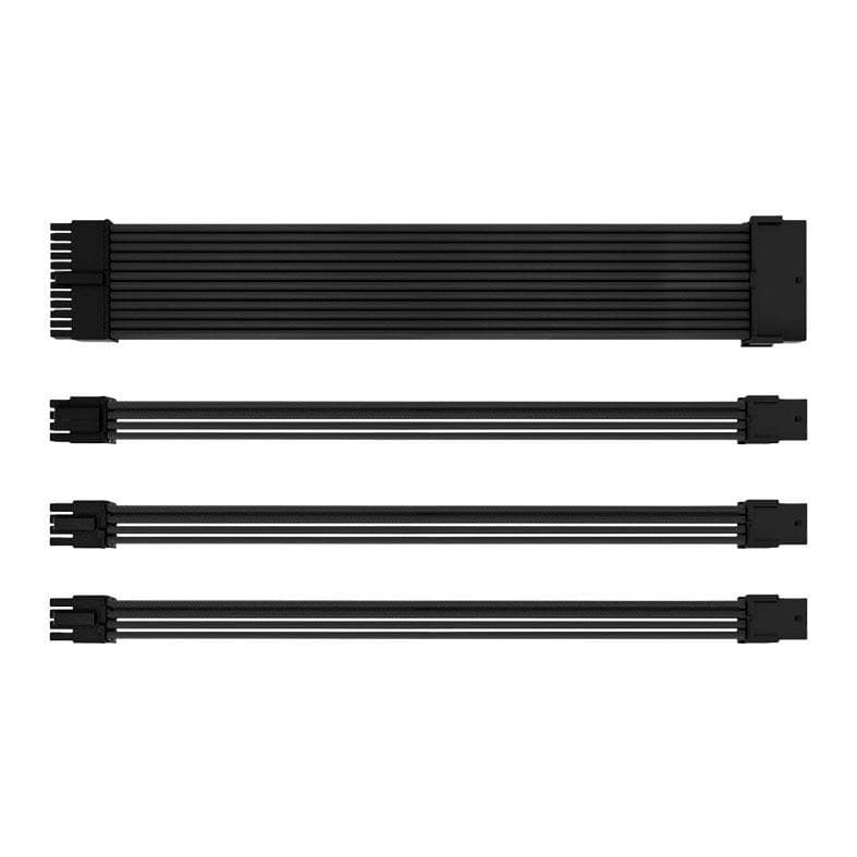 Kit Cabo Sleeved Pichau CS110, 24P+8P+PCIe 2x8P, Preto, PCH-CS110-BLK02