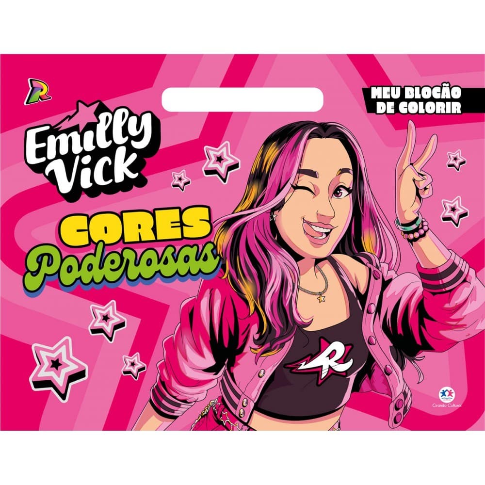 Livro Blocão de colorir Emilly Vick - Cores poderosas